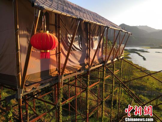 图为张忠的受？星宿。　胡亦心 摄