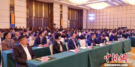 图为中日青年企业家(贵州)经贸交流活动现场。　曾实 摄