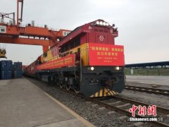“陆海新通道”铁海联运出口印度专列在渝发车