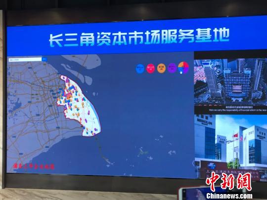 浦东上市企业地图。　王子涛 摄