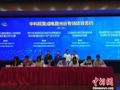 中国科学院14个集成电路成果项目落地武汉