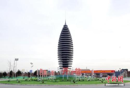 资料图为雄安新区容城县地标性建筑“容和塔”。韩冰 摄