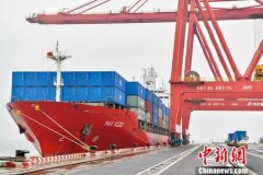 一季度中国海运进出口贸易总额6493亿美元