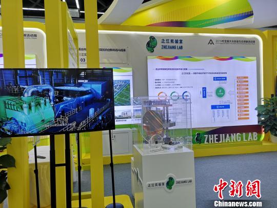 图为双创周主题展示区。　张煜欢 摄